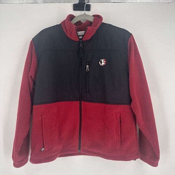 COLUMBIA Womens Florida State Seminoles Flanker III Fleece Full-Zip Jacket Large - Picture 2 of 12